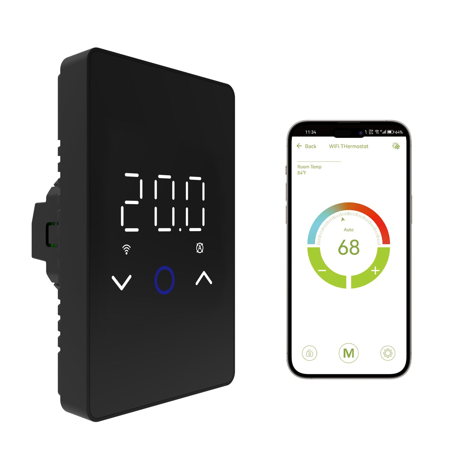 MAXKOSKO WiFi Smart Thermostat, Programmable Touchscreen for Floor Warming