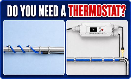 Do Self-Regulating Heat Cables Need a Thermostat? Built-In vs External Control