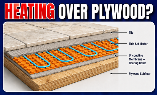 Electric Floor Heating Over Plywood: Do You Need an Uncoupling Membrane?