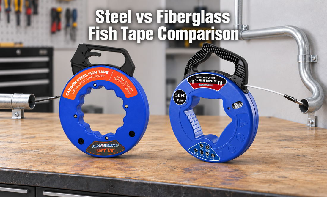 Steel vs Fiberglass Fish Tape: Which Wire Pulling Tool Do You Need?