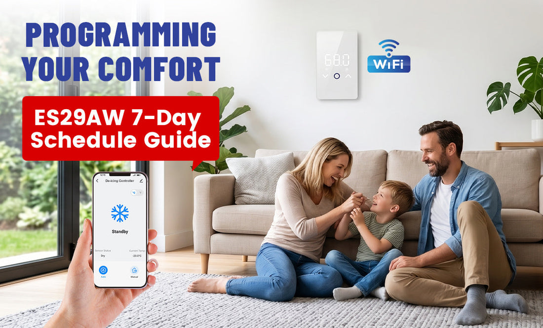 Master Your Comfort: How to Set a 7-Day Schedule on Your MAXKOSKO ES29AW