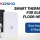 MAXKOSKO Smart Thermostat Installation & WiFi Setup Guide
