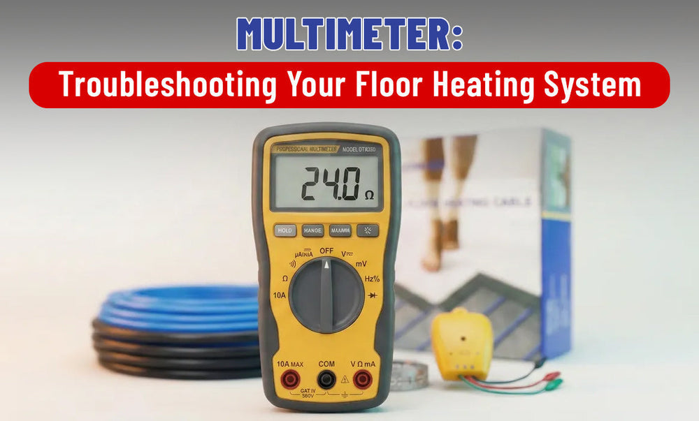 How to Test a Floor Heating Sensor and Heating Cable with a Multimeter