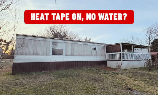 Mobile Home Heat Tape Is On but No Water: What to Check