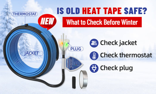 Is Heat Tape on Pipes a Fire Hazard? What to Check Before Winter