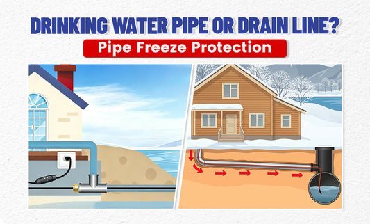 In-Pipe Heating Cable for Drinking Water vs Drain Lines