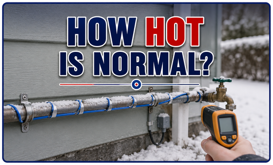 How Hot Does Heat Tape Get? What’s Normal and What’s Too Hot?