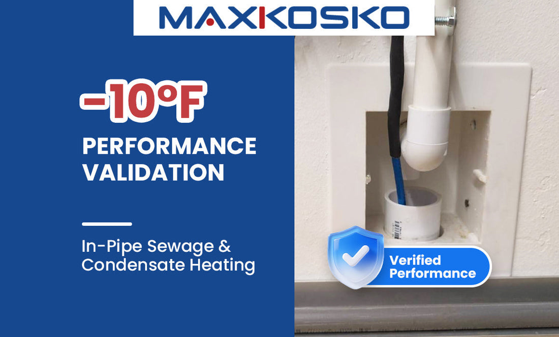 Frozen Condensate Drain? When In-Pipe Heating Cable Makes Sense