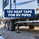 RV Pipe Freeze Protection: When 12V Heat Tape Helps and When It Doesn't
