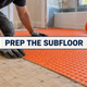 Peel-and-Stick Tile Underlayment: Subfloor Prep Before Tile
