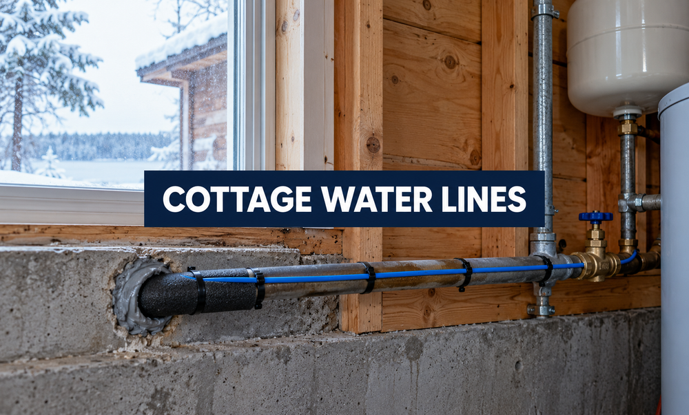 Heated Water Lines for Cottages: Map the Supply Route First
