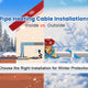 Pipe Heating Cable Installations: Inside vs. Outside