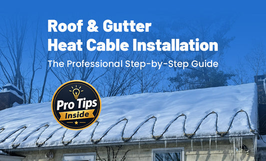 How to Install Roof and Gutter Heat Cable for Winter Drainage