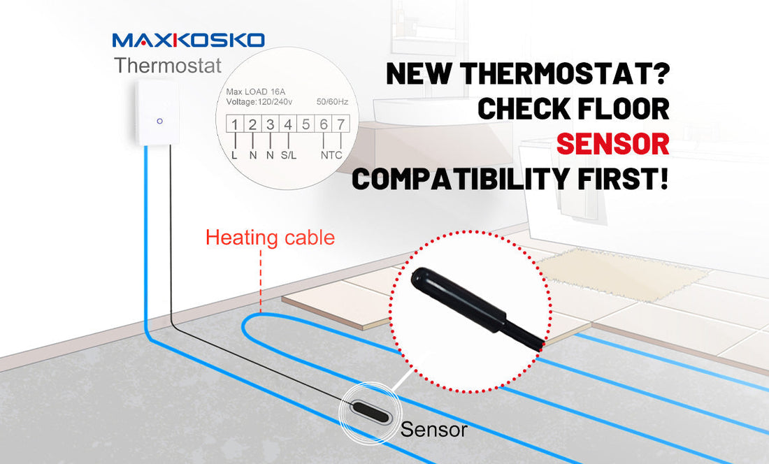 Replacing an Electric Floor Heating Thermostat? Check the Floor Sensor First