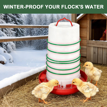 MAXKOSKO Heat Trace for Pipe Freeze Protection, Self-regulating for Metal and Plastic Water Pipe, 5W/ft