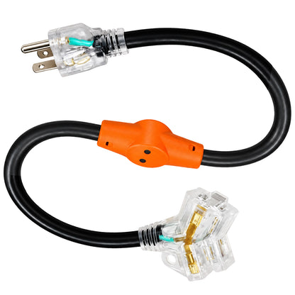 MAXKOSKO Temperature Controlled Extension Cord, Thermostat Outlet with 20" Cord