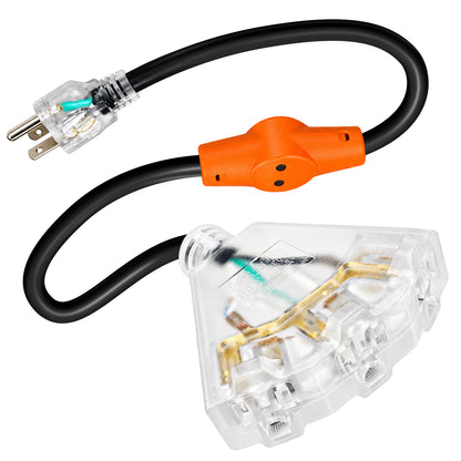 MAXKOSKO Temperature Controlled Extension Cord, Thermostat Outlet with 20" Cord