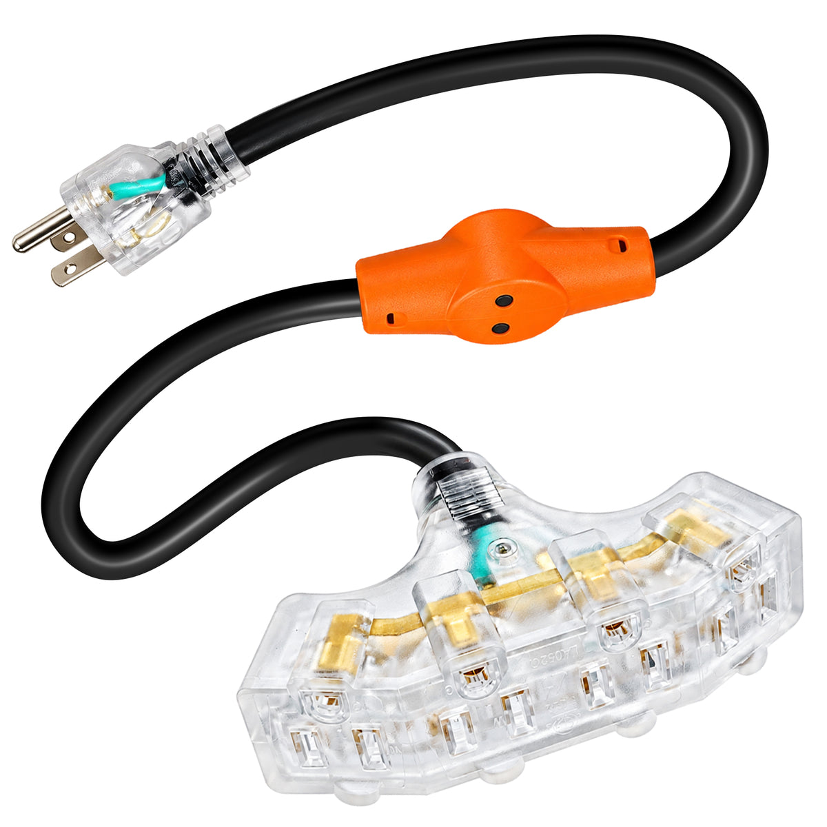 MAXKOSKO Temperature Controlled Extension Cord, Thermostat Outlet with 20" Cord