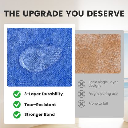 MAXKSOKO Waterproofing Membrane Tape, PE Fabric Seam Barrier for Corners and Transitions, 41 Sq Ft (98.4ft x 5in)