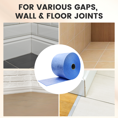 MAXKSOKO Waterproofing Membrane Tape, PE Fabric Seam Barrier for Corners and Transitions, 41 Sq Ft (98.4ft x 5in)