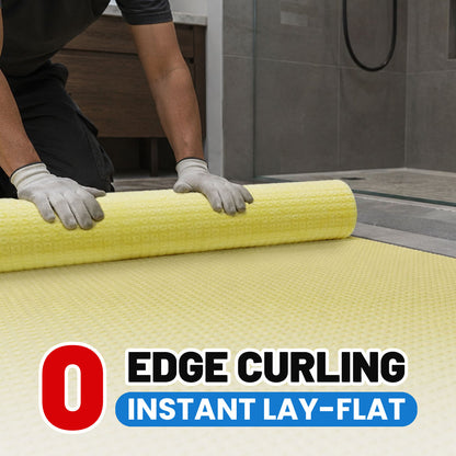 MAXKOSKO Double-Fleece Uncoupling Membrane for Tile Installation, Waterproof Anti-Crack Underlayment Mat