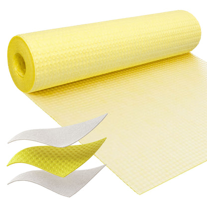 MAXKOSKO Double-Fleece Uncoupling Membrane for Tile Installation, Waterproof Anti-Crack Underlayment Mat
