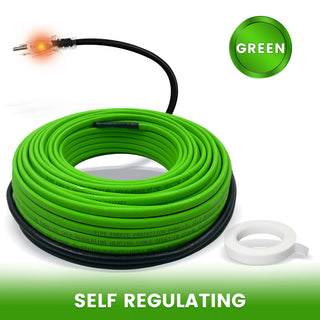 MAXKOSKO Pipe Heat Trace Cable, 6ft to 150ft Self-Regulating Freeze Protection