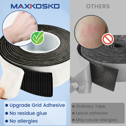 MAXKOSKO Pipe Insulation Tape, Keep Pipes Dry and Warm for Pipe Freeze Protection, 13 FT